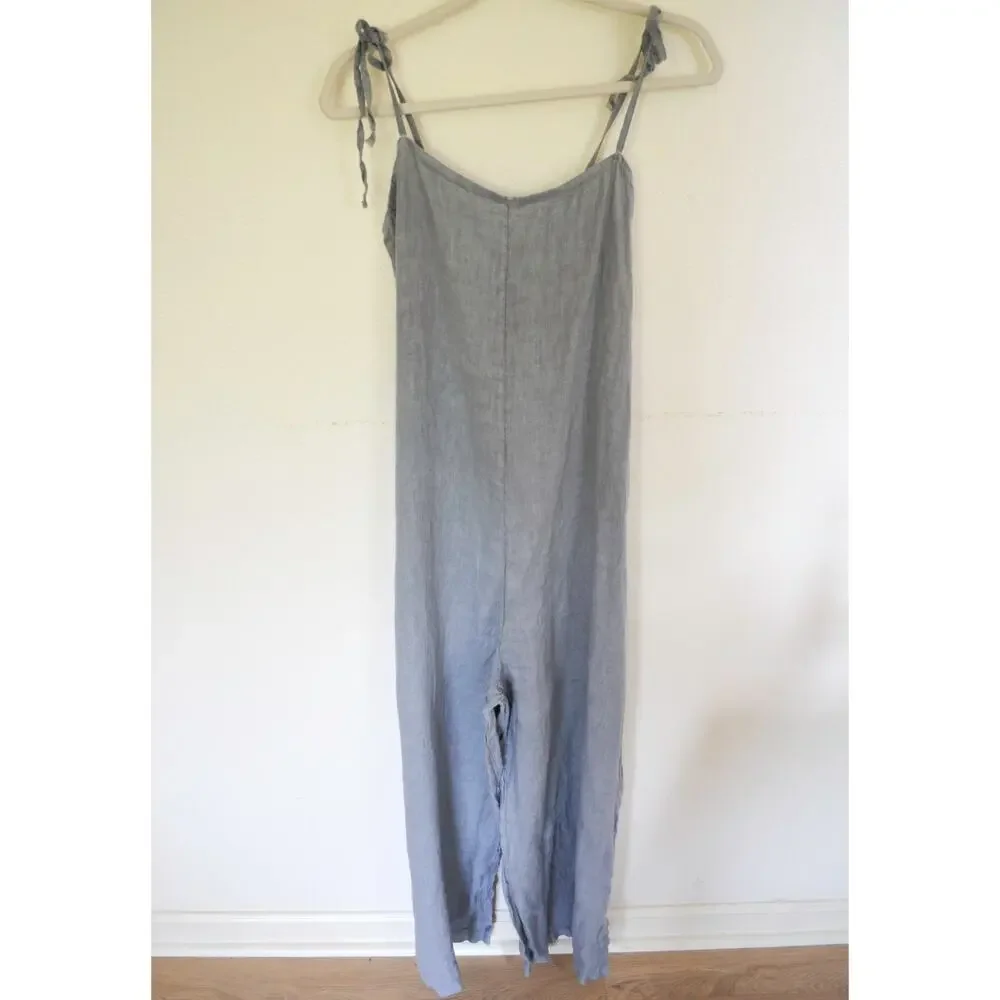 Beachwood Linen Jumpsuit Size M/L